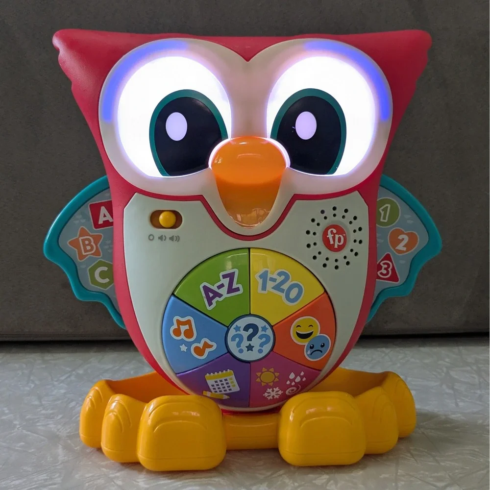 Fisher-Price Linkimals Play Together Owl Musical Learning Toy - Works!